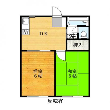 間取り図・反転有