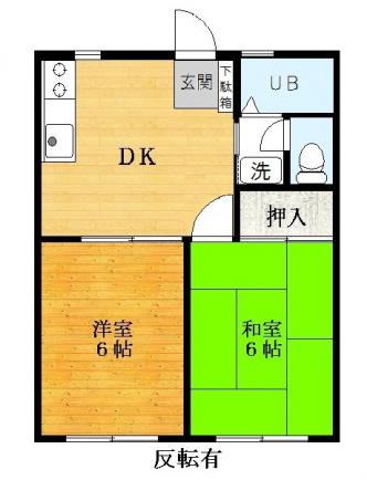 間取り図・反転有