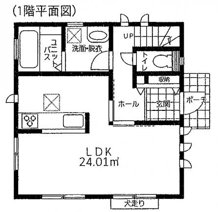 1階間取図