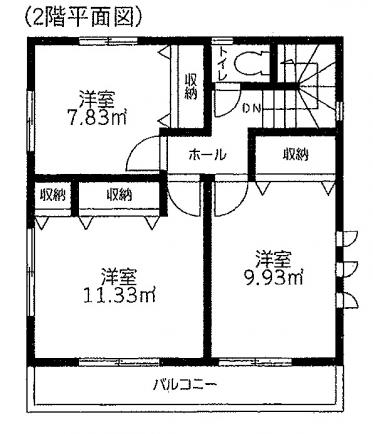 2階間取図